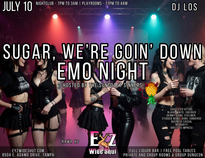 Sugar We're Goin' Down Emo Night - Eyz Wide Shut