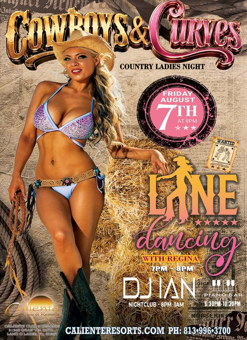 Cowboys and Curves Country Ladies Night - Caliente Resort