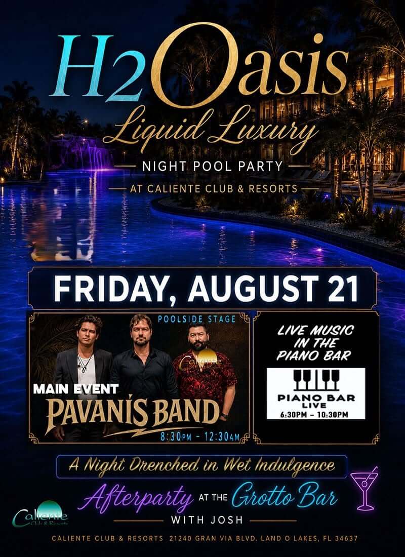 H2Oasis Liquid Luxury Night Pool Party - Caliente Resort