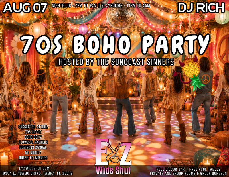 70s Boho Party - Eyz Wide Shut
