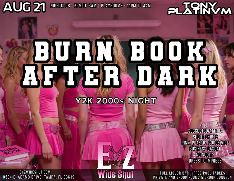 Burn Book After Dark Y2K 2000s Night - Eyz Wide Shut