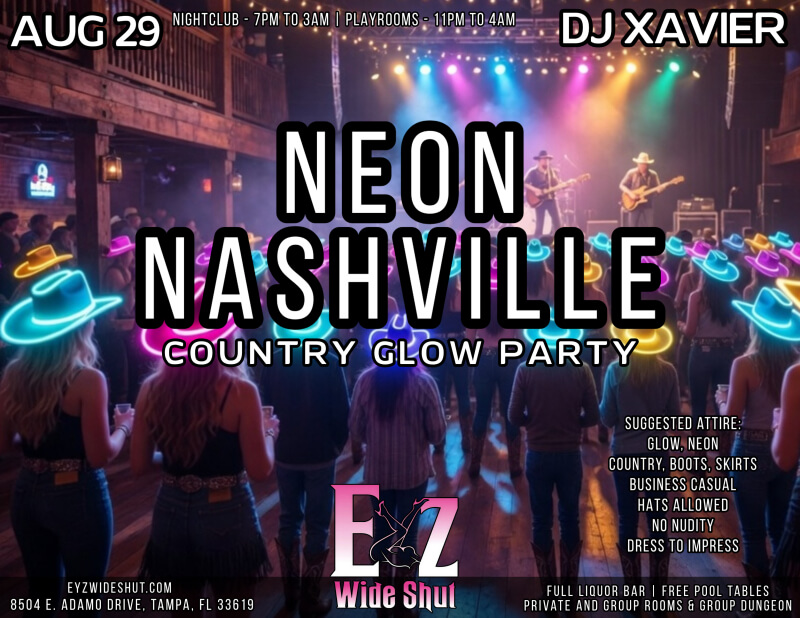 Neon Nashville Country Glow Party - Eyz Wide Shut