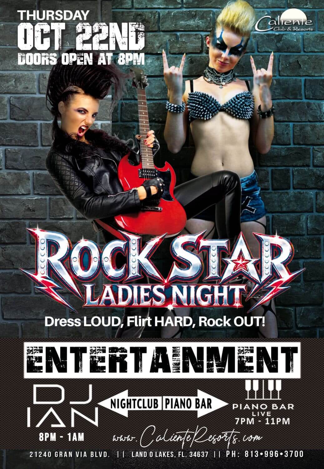 Rock Star Ladies Night - Caliente Resort